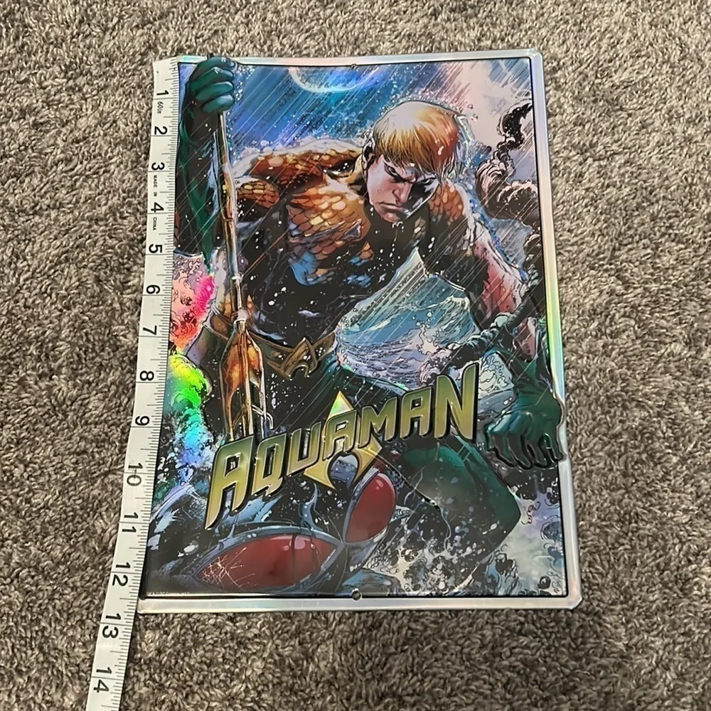 JUSTICE League AquaMan Tin Picture